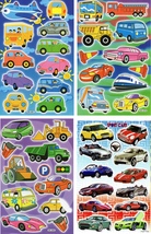 Promotion SET 4 Car Auto Bus Craft Kindergarten Sticker Size 27x18 cm/10... - $8.99