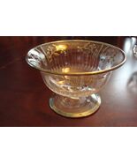 Vintage ROCKWELL Glass Crystal Footed Bowl Sterling Overlay, 3 1/4&quot; [130L] - €54,85 EUR