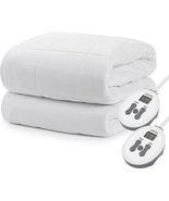 Sunbeam PMP Electric Mattress Pad, 14"x14", White - $124.96