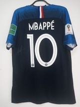 Jersey / Shirt France Winner World Cup 2018 #10 Mbappe - Autographed by ... - £786.35 GBP