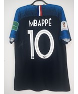 Jersey / Shirt France Winner World Cup 2018 #10 Mbappe - Autographed by ... - £783.13 GBP