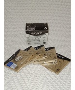 5 Pack of Sony Premium Gold Recordable MD 80 MiniDiscs MDW80PL  - £20.62 GBP