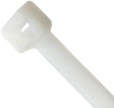 4 Heavy DuTy eXtra Long 24&quot; x3/8&quot; White nylon CABLE TIES 175 pound DUPON... - $17.38