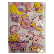 3D Decoration Pink Stickers for Your Wall Baby Nursery - £11.20 GBP