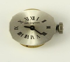 VINTAGE Fine Estate Jewelry JULES JURGENSEN 17J Watch Face &amp; Works - £27.94 GBP