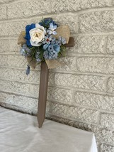Cemetery cross , male grave decoration , memorial for grave at cemetery - $26.00