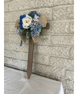 Cemetery cross , male grave decoration , memorial for grave at cemetery - $26.00