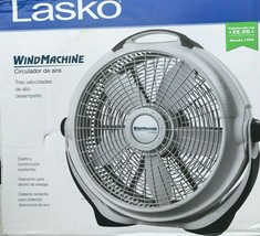 Lasko - 3300 - 20&quot; Deluxe Wind Machine Air Circulatory Portable Floor Fan - £62.65 GBP
