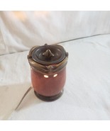 Intertek Red and brown weave top Wax Warmer - £9.57 GBP