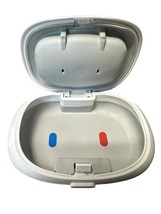 New Miracle Ear Hearing Aid Accessory Storage Case White HE200159 AMPBIGSHELL21 - £7.07 GBP