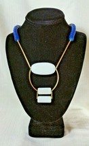Signed DAVID AUBREY Rylee Geometric Adjustable 29 Inches Long Pendant Necklace - £71.93 GBP
