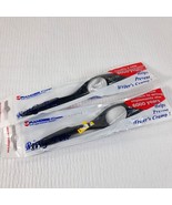 NEW Grandee Ring Pen Ergonomic Ball Point Pen SET 2 black ring-pen ballp... - $28.00
