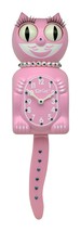 Limited Lady Kit-Cat Klock Swarovski Satin Pink Hand Crafted/Heart Jewel... - $159.95
