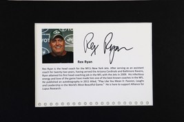 Rex Ryan Signed Framed 12x18 Photo Display Jets ESPN - £118.69 GBP