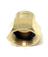 Lead-Free G Thread (Metric BSPP) Female to NPT Female Adapter (3/4&quot; x 1/2&quot;) - $15.00