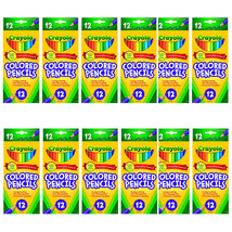 Pack of (12) New Crayola, Colored Pencils, 12 Nontoxic pencils - $566.23 MXN