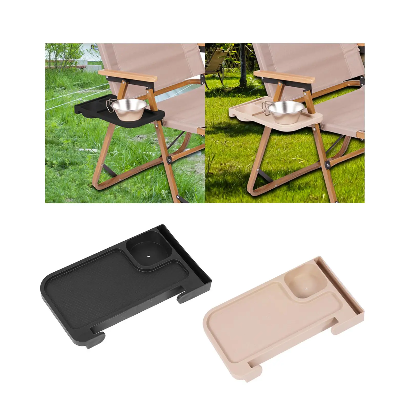 Recliner Chair Clip on Side Desk Portable Cup Phone Holder Tray Multipur... - £12.14 GBP+