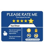 Picniva 2Pack 5&quot; Blue Tip and 5 Stars Rating Taxi Notice/Warning/Reminde... - $13.43 CAD