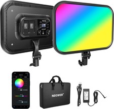 Neewer 18.3&quot; Rgb Led Video Light Panel With App Control, 360°Full Color, 60W - $194.99