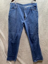 Bulwark FR Fire Resistant Mens 42 x 37u Blue Jeans Relaxed Fit Workwear - $12.00
