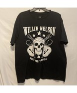 Willie Nelson T Shirt Zion Rootswear Size 2XL Born For Trouble Texas Cou... - $266.17 MXN