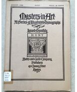 Masters in Art Monograph Hunt August 1908 - $7.99