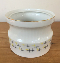 Vtg Loucky Nefertiti Czech Jaroslav Jezek Porcelain Art Deco Sugar Pot B... - $29.99