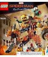2017 LEGO Marvel Spider-Man Far From Home Manual 76128 Booklet B79 - $27.34 CAD