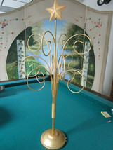 Lenox Ornament Hanger 17&quot; Tall Metal Golden - £99.22 GBP