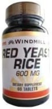 Windmill Red Yeast Rice 600 mg Tabs, 60 ct - $23.99