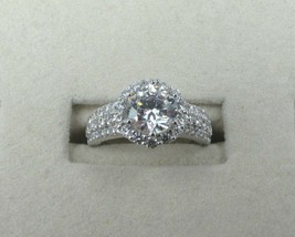 1.75Ct Round Cut Simulated Diamond Solitaire Engagement Ring 14K White Gold Over - £93.70 GBP