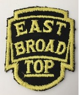Vintage Train Patch East Broad Top Railroad RR 2&quot; Unsewn Unusual Shape - $11.83