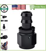 6AN Straight Push Lock Hose Fitting - Durable Aluminum Connector, 1500PSI - $25.23 CAD