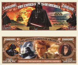 25 Pack Darth Vader Galactic Empire Star Wars Collectbile Money Dollar Bills - £11.15 GBP