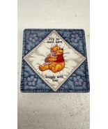 Winnie the Pooh Hundred Acre Wisdom Small Square Plates Disney Bradford ... - $12.43 CAD