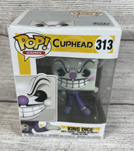 Funko POP! Games Cuphead King Dice (Purple) #313 Vinyl Figure Minor Box Damage - £23.29 GBP