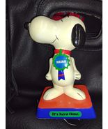 Vtg 1971 Peanuts Snoopy It's Hero Time Award United Feature Figurine 5.7... - $21.80
