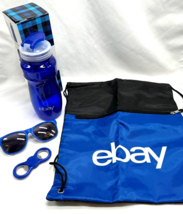 eBay Sports Pack Water Bottle, Sport Bag, Sunglasses, Spinner Bottle Opener - $14.53