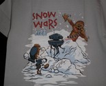 TeeFury Star Wars YOUTH XLARGE &quot;Snow Wars&quot; Snowball fight on Hoth Shirt ... - £10.55 GBP