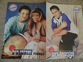 Danielle Fishel Ben Savage Devon Sawa teen magazine poster clipping vintage TS - £4.00 GBP