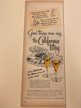 1952 California Sherry Wine Advisory Board Vintage Magazine Print Ad - £11.47 GBP