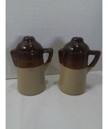 Carafe Decanter Salt and Pepper Shaker Set Vintage 4 1/4&quot; - $13.57