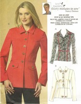 Misses Career Office Work 30 Min. Nancy Zieman JACKET Sew Pattern 8-20 - £7.50 GBP