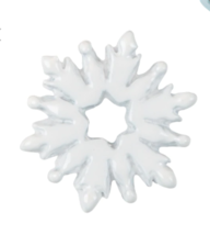 Origami Owl Charm HOLIDAY (new) SNOWFLAKE - WHITE - CH4459 - $9.68