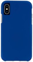 iPhone X XS Case-Mate Blue/Titanium Tough Grip Dual Layer Case - $3.99