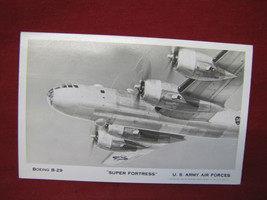 Vintage Boeing B-29 &quot;Super Fortress&quot; Plane Postcard #61 - £15.81 GBP