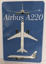 Airbus A220 British Airways Aluminum Sign_Man Cave_Airplane_Pilot Gift_Aviation  - £15.72 GBP