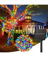 Luces Solares De Navidad 40ft 100LED Impermeable Para Exterior Yard Pati... - $23.37