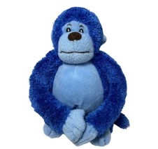 Its All Greek To Me Plush  Blue Monkey Stuffed Animal Belly Button - £9.36 GBP