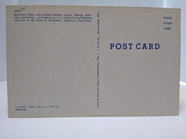 Greetings From Wisconsin Large Big Letter Postcard Stadium Buildings Unused - £13.65 GBP